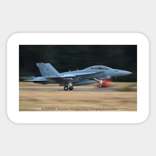 EA-18G Growler Super Hornet FCLP 9 Sticker